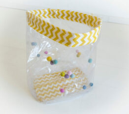 sac à jouet jaune-rose boho sac à jouet jaune-rose boho