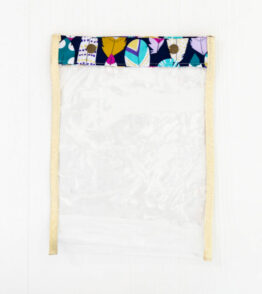 pochette transparente -rose boho pochette transparente -rose boho