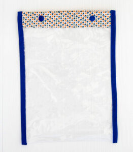 pochette transparente- rose boho pochette transparente- rose boho