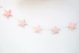 guirlande étoile rose-rose boho guirlande étoile rose-rose boho