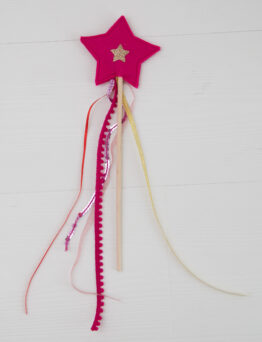 baguette magique fushia-rose boho baguette magique fushia-rose boho