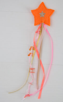 baguette magique orange -rose boho baguette magique orange -rose boho
