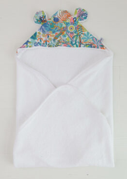 cape de bain bébé barrière de corail- rose boho cape de bain bébé barrière de corail- rose boho
