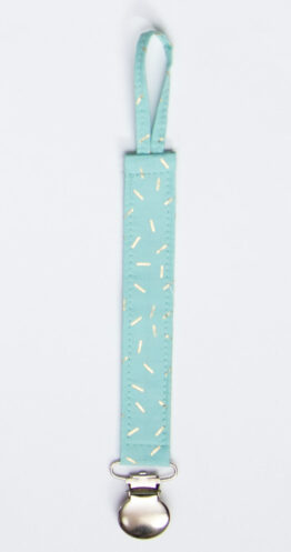 attache sucette mint trait dorés-rose boho attache sucette mint trait dorés-rose boho
