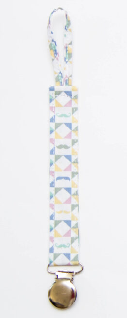 attache sucette moustache-rose boho attache sucette moustache-rose boho