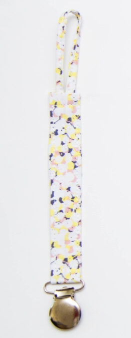 attache sucette mimosa-rose boho attache sucette mimosa-rose boho