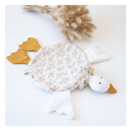 doudou oie fleuri-rose boho doudou oie fleuri-rose boho