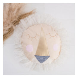 coussin lion tulle- rose boho coussin lion tulle- rose boho