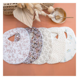 bavoir éponge- rose boho bavoir éponge- rose boho