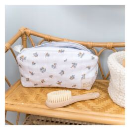 Trousse matelassée- rose boho