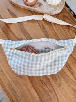 Sac Banane adulte vichy céladon