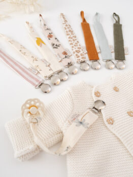 Attaches sucette clip métal