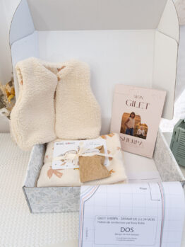 Box Couture DIY : Mon gilet sherpa bébé
