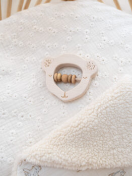 Hochet koala en bois artisanal