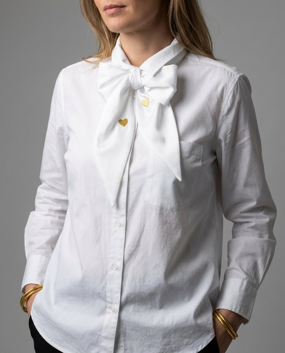 Col lavallière amovible