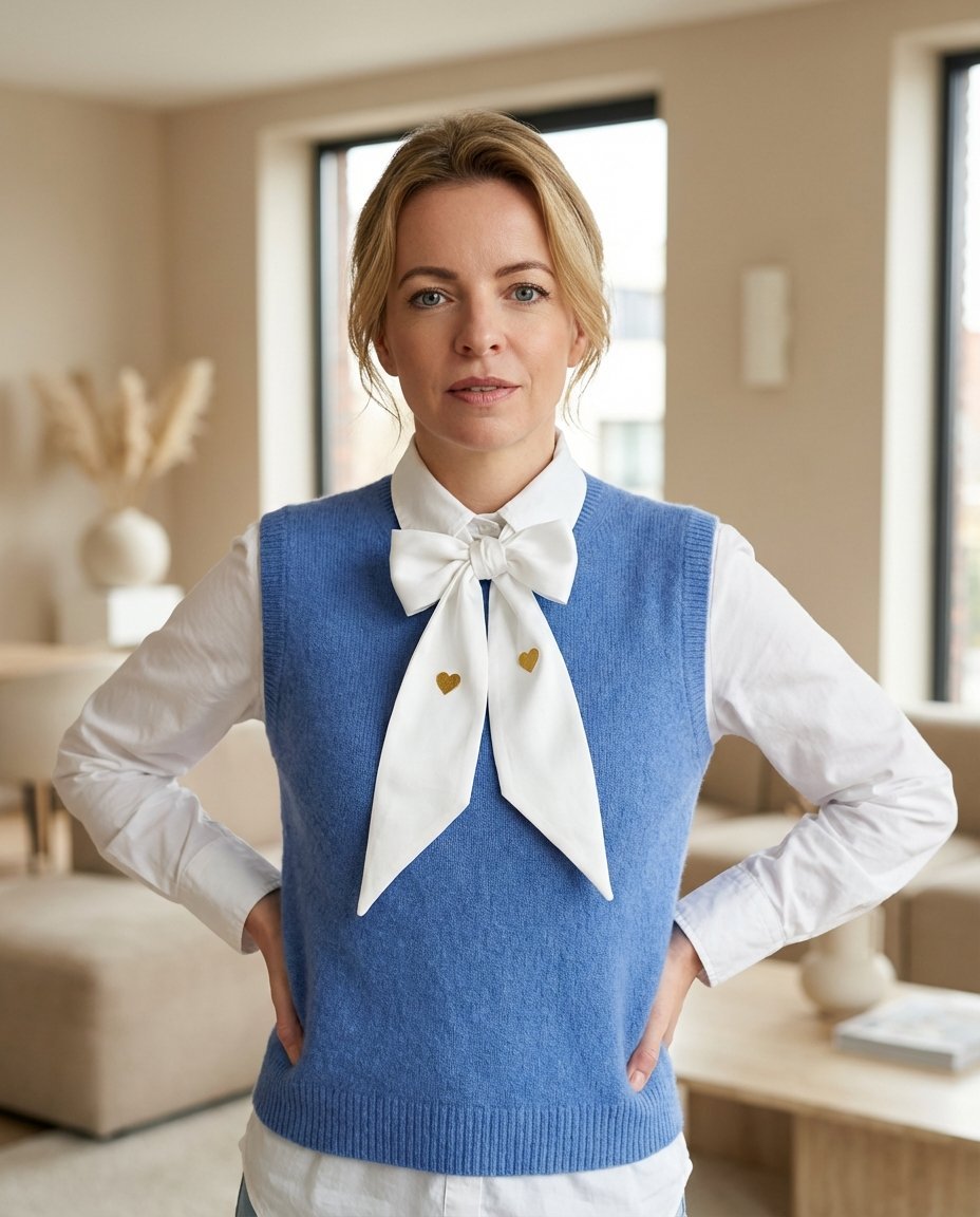 Col lavallière amovible