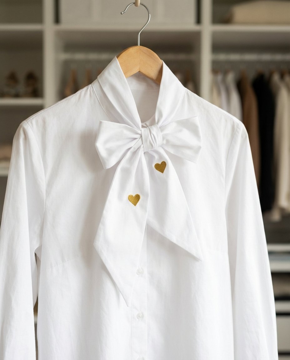 Col lavallière amovible