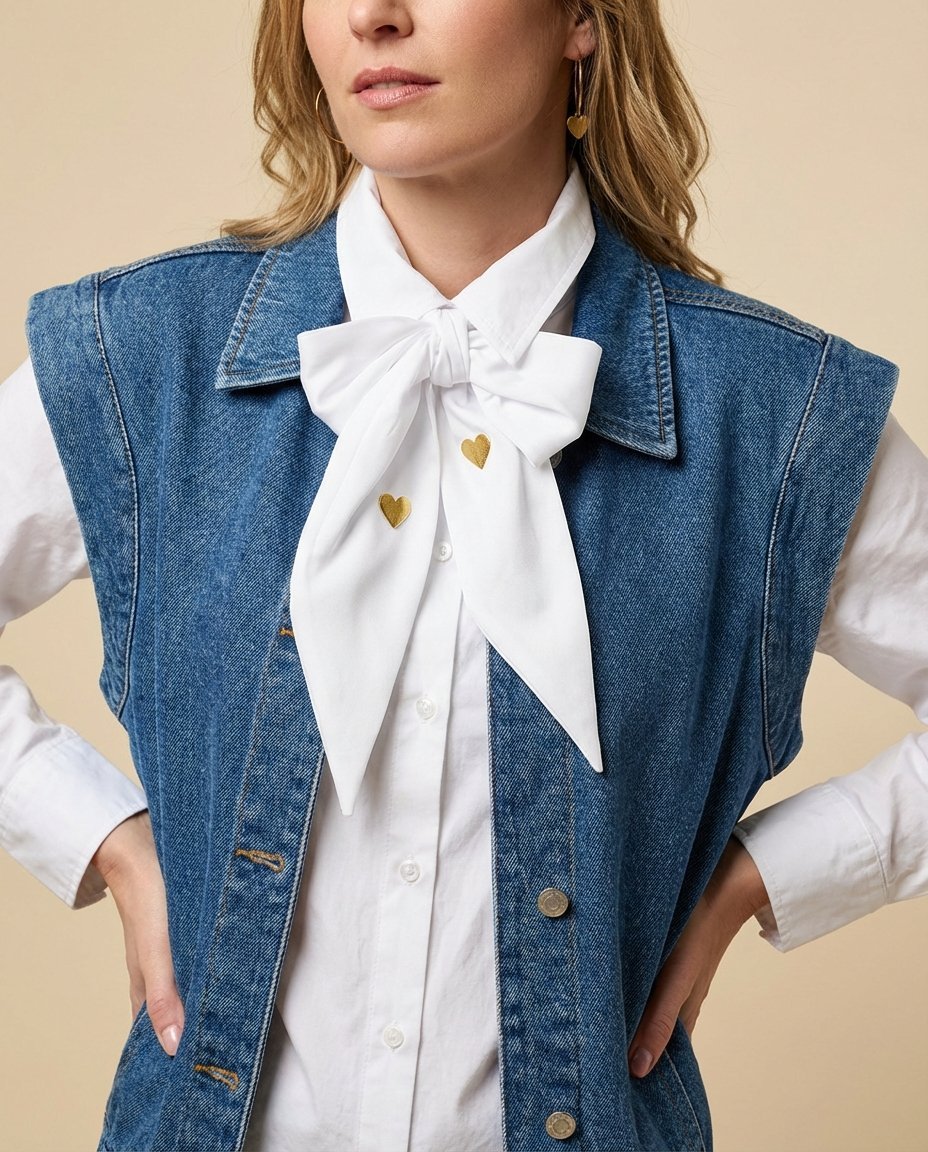 Col lavallière amovible