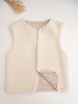 Gilet sans manches sherpa long -Adulte- Graou-TS-M