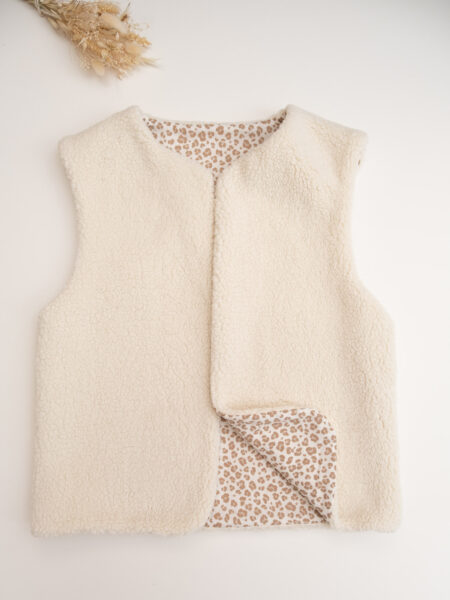 Gilet sans manches sherpa long -Adulte- Graou-TS-M