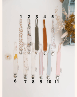 Attaches sucette clip métal